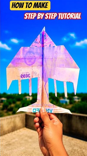 How to make a best realistic paper plane/ fighter jet airplane/ rocket 😱🔥😱 #how #best #shorts