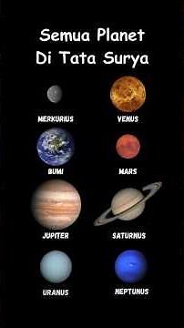 Semua Planet Di Tata Surya Dijelaskan (Bumi)
