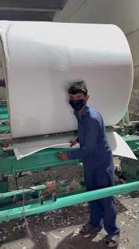 How White Foam Rolls Are Made In Factory | Step By Step Production Process😱