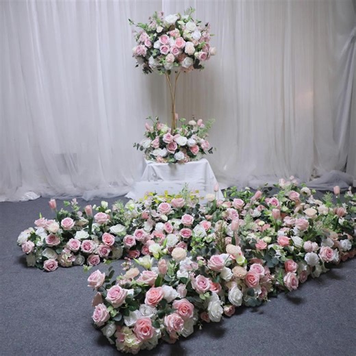 Finest Flowers Arrangement Artificial Flower Ball Wedding Centerpieces Wedding Table Centerpieces Artificial Pink Flower Balls