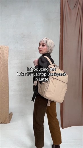Travel to the beat of your own drum with the Luka 15’’ Laptop Backpack in Latte, designed to keep everything organized and easily accessible. Say yes to spontaneous adventures made effortless. #calpaktravel Shop Now — https://bit.ly/3uv4xSR | CALPAK