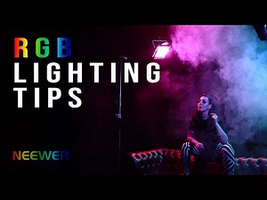 RGB Continuous LED Photography Lighting Tips | Neewer RGB Panel LEDs