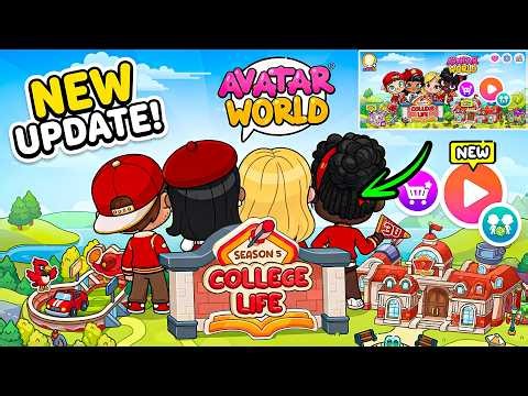 THE OTHER SIDE OF AVATAR WORLD?! 😱 NEW COLLEGE LIFE UPDATE