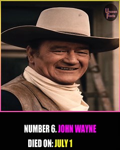 Remembering John Wayne, western icon, who died at 72 of cancer #reels #reels2025 #johnwayne #western #icon #legend #movies #hollywood #cancer | Unseen Facts Compilations