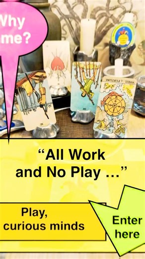“All Work and No Play …” a curious pkay about Time in 3 Acts #sacredtime #allwork #play #theater