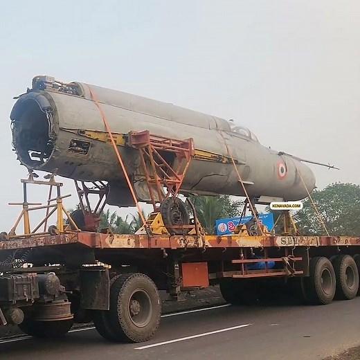 ಯುದ್ಧ ವಿಮಾನ MiG 21 ಕೋಟಕ್ಕೆ ಬಂತು, Karanth Theme Parkಗೆ for Exhibition; Efforts of MP Srinivas Poojary