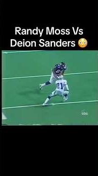 When Deion Sanders MET Randy Moss! 🍿 #nfl #randymoss #deionsanders #coachprime
