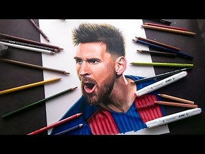 Dibujando a Lionel Messi | Futbolistas Drawings