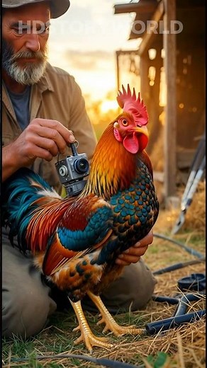 Rooster POV: Life Inside the Chicken Coop 🐓#rooster#chicken#roosterpov#animalpov#farm#farmanimals