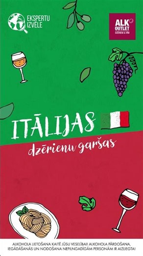 Itālijas dzērienu garšas!
