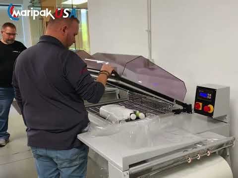 Maripak USA - Compack 7000i - Manual all-in-one hooded seal shrink machine