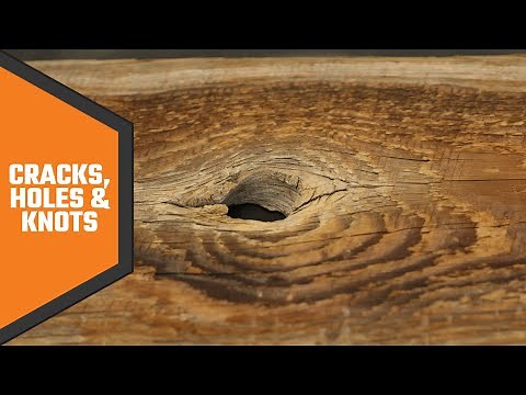 Fill Cracks, Holes and Knots With Epoxy Resin