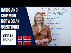 Learn Norwegian in 10 Minutes - ALL the Basic Greeting Questions You Need !