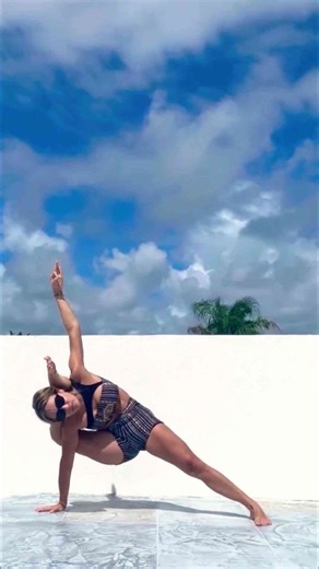 How to yoga leg behind the head. All ages & body type classes available. #yoga #viral #ytshort