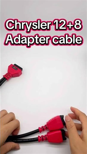 FCA 12+8 Adapter is used for Chrysler's Security Gateway Module (SGM)#chrysler #obd