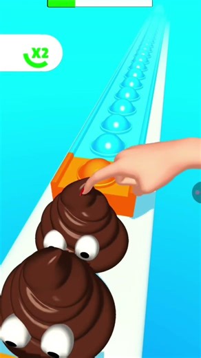 POOP vs EGG! The Funniest 3D ! 🤣💩🥚 Pop Runner 3DFun #Part41 #gaming #shorts #shortfeed #viralshorts