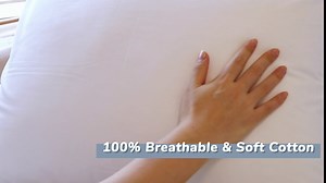 Amazon.com: Precoco Pillow Cases Queen Size-100% Cotton Pillowcase Covers with Zipper Hidden, Breathable & Ultra Soft/Pillow Covers for Easy Care, 2 Pack/White : Home & Kitchen