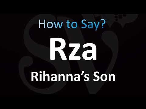 How to Pronounce ''RZA'' Correctly! (Rihanna's Son)