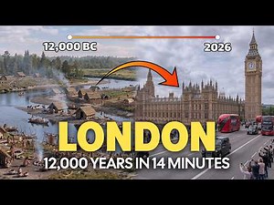 Evolution of LONDON: Fixed-Camera Timelapse 12,000 Years in 14 Minutes