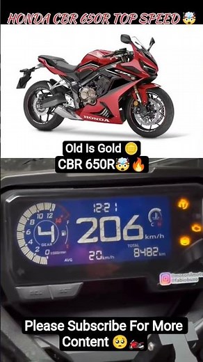 CBR 650R Top Speed On Dyno Test #cbr #topspeed #bikelife #viral
