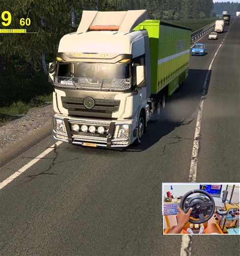 33K views · 1.2K reactions | ShacMan x3000 via RusMap - Euro Truck Simulator 2 - Steering Wheel PC Gameplay. full video on my yt channel. #ETS2 #EuroTruckSimulator2 | OBiFLY | Facebook