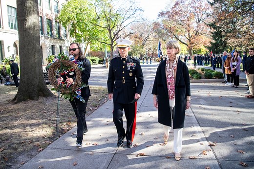 President Johnson honors Ohio State veterans at 2022 Rock Ceremony