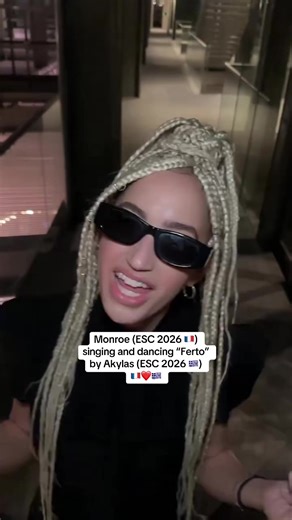 Monroe y su emocionante actuación en ESC 2026
