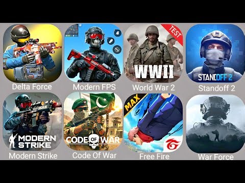 Delta Warfare Zone,World War,Free Fire,Sniper Fury,Standoff 2,Modern Strike,Critical Ops,Cover Fire