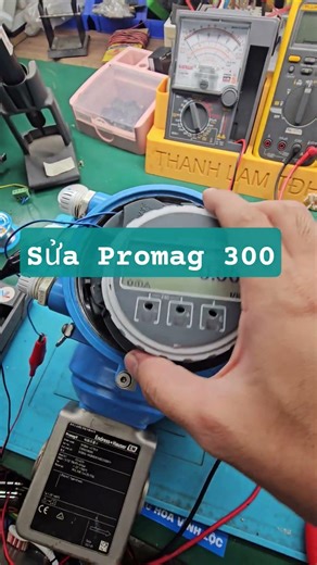 SỬA CHỮA CẢM BIẾN LƯU LƯỢNG Promag 300 Endress Hauser. #flowmeters