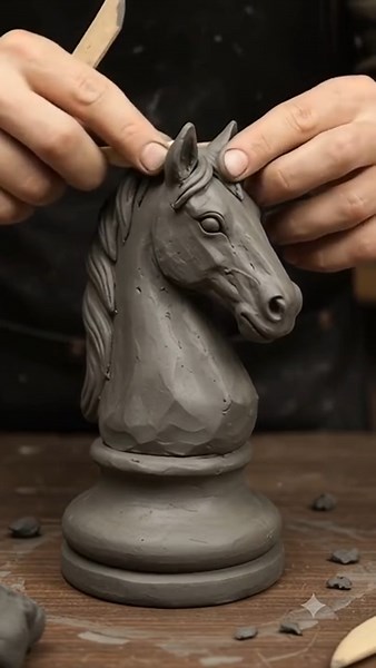 😱 Satisfying Clay Transformation into horse 🐎 #Shorts #ClayArt #ClayCraft #shortsfeed #shortvideo