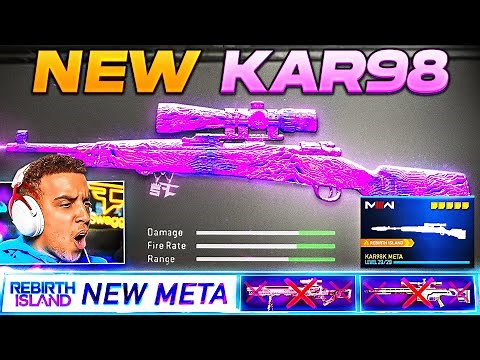 The NEW KAR98K on Warzone Rebirth Island! (META LOADOUT)