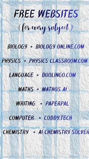 📚 Free Study Websites for Every Subject | Students Must Know#studywithdreams#studentworld#edusoft