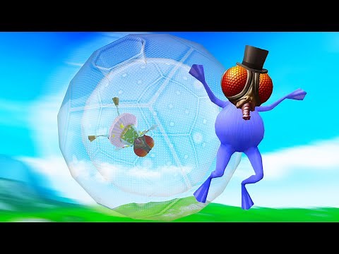 We Turned into Flies and Battled in Giant Bubbles in Amazing Frog Multiplayer!