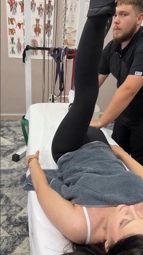 Leg Stretch Therapy with Cable Machine 😱 Deep Hip & Hamstring Release | ASMR Massage