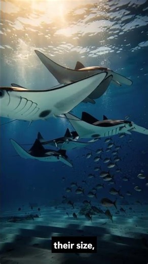 Giant Ray That Flies Underwater 😱🐋 #shorts #facts #finwhale #animals