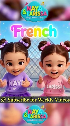 Bonjour! 👋 Learn French for Kids 🇫🇷 | Fun & Easy French Words