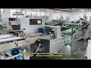 How does a Fully Automated gloves Packing Strapping Line Work?