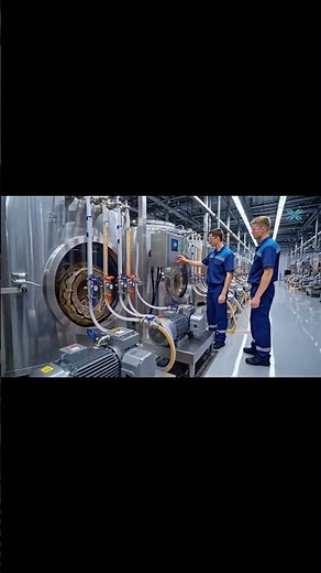 How Do Workers Operate High Tech Machines in a Modern Factory #factoryprocess #factoryproducts
