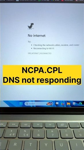 How to fix no Internet and DNS not responding errors on windows PC! #windows11 #internet #shorts