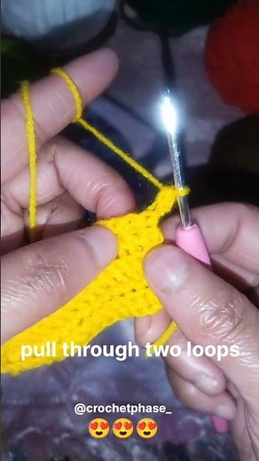 Back Loop Crochet in 60 Seconds 🧶✨ Easy, Cute & Beginner Friendly😍😍