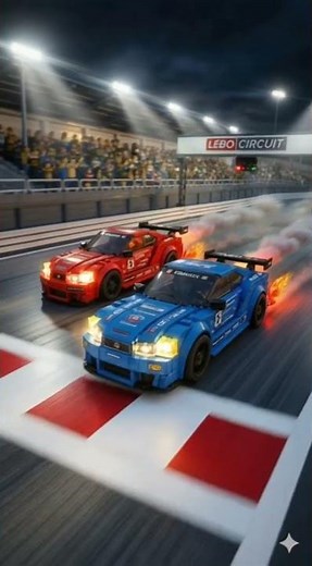 The Craziest LEGO Race Ever at Lebo Circuit! 🚗💨