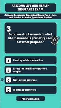 Arizona Insurance Licensing Exam Prep – Life and Health Practice Questions Review