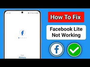 How To Fix Facebook Lite Not Working | Facebook Lite Problem Solved 2025