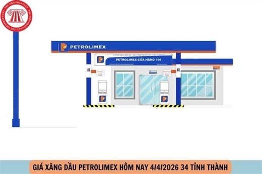 Giá xăng dầu Petrolimex hôm nay 4/4/2026 34 tỉnh thành đã điều chỉnh giá xăng dầu bao nhiêu 1 lít?