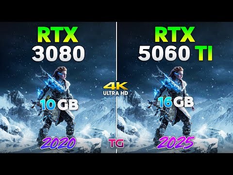 RTX 3080 vs RTX 5060 Ti - Test in 10 Games | 4K