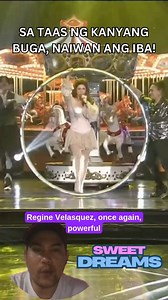 1.1M views · 4.7K reactions | Sa taas ng kanyang buga, naiwan ang iba! Regine Velasquez | Sweet Dreams #RegineVelasquez #ASAP #reelsfacebook | Andi the Music Lover | Facebook