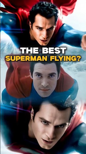 Who Has the Best Flying Scene? Henry Cavill vs David Corenswet Superman! #superman #henrycavill #dcu