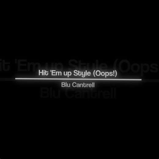Hit 'Em up Style (Oops!) - Blu Cantrell | Idk why it's lagging [ #lyrics #song #music #edit ]