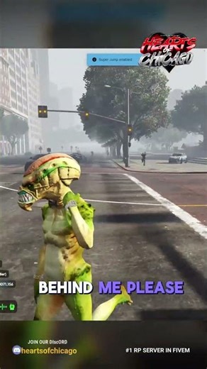 Alien Movement Went Crazy in Gta rp 👽| Hearts Of Chicago Rp