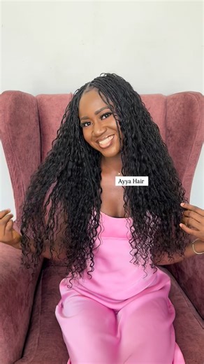 Best Braiding Hair PERIODT! on Instagram: "Model used 200grams of 18 inches ✨ Price List Ayya Human Hair Boho Beach Wave Natural Black:💋 12” half bundle 50g — N40,000 12” 100g bundle - N70,000 18” half bundle 50g — N50,000 18” 100g bundle - N87,000 22” half bundle 50g — N55,000 22” per 100g bundle — N95,000 COLORED💋 18” half bundle 50g — N55,000 18” 100g bundle — N97,000 20” half bundle 50g — N60,000 20” per 100g bundle — N104,000 22” half bundle 50g — N65,000 22” per 100g bundle — N120,000 ✨F